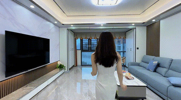 伊盾门窗·实景案例丨新家坚持装落地窗，完工后邻居惊呆了！